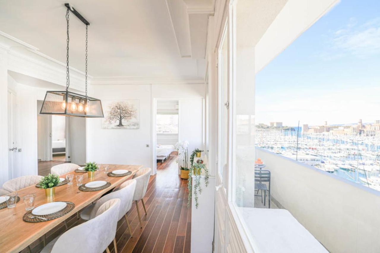 Vieux-Port - Vue Exceptionnelle - 3 Ch Et Clim Apartment มาร์กเซย ภายนอก รูปภาพ