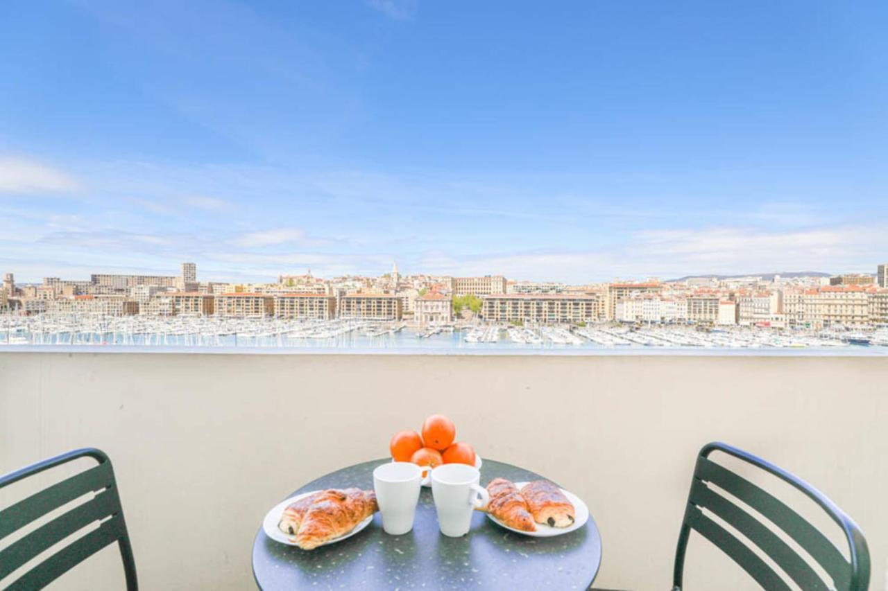 Vieux-Port - Vue Exceptionnelle - 3 Ch Et Clim Apartment มาร์กเซย ภายนอก รูปภาพ