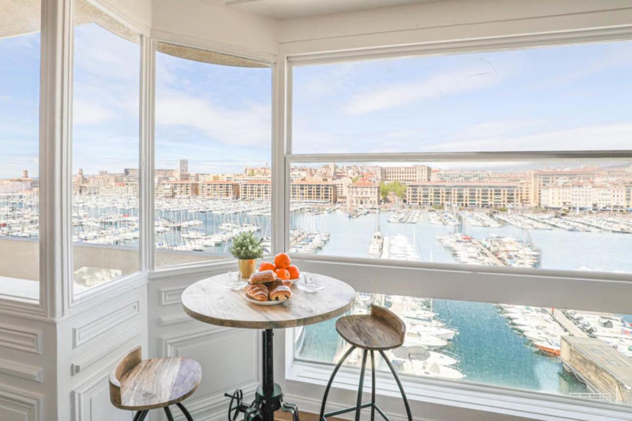 Vieux-Port - Vue Exceptionnelle - 3 Ch Et Clim Apartment มาร์กเซย ภายนอก รูปภาพ