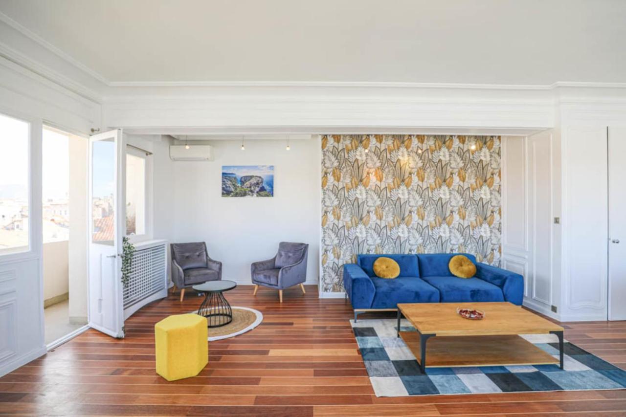 Vieux-Port - Vue Exceptionnelle - 3 Ch Et Clim Apartment มาร์กเซย ภายนอก รูปภาพ