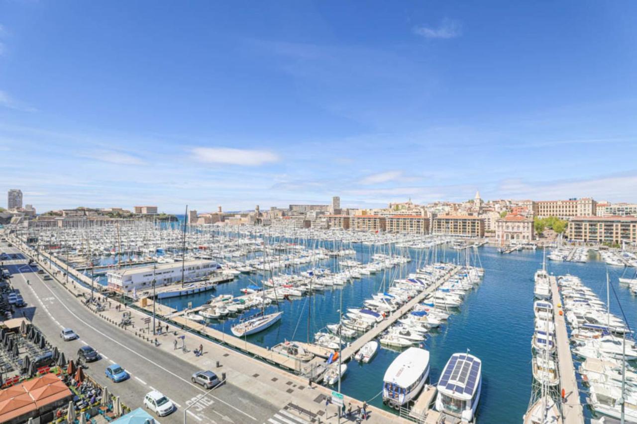 Vieux-Port - Vue Exceptionnelle - 3 Ch Et Clim Apartment มาร์กเซย ภายนอก รูปภาพ
